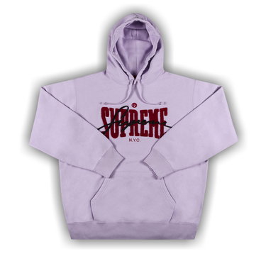トップス Supreme Chenille Hooded Sweatshirt Buy Supreme Embroidered Chenille Hooded Sweatshirt 'Pale Purple