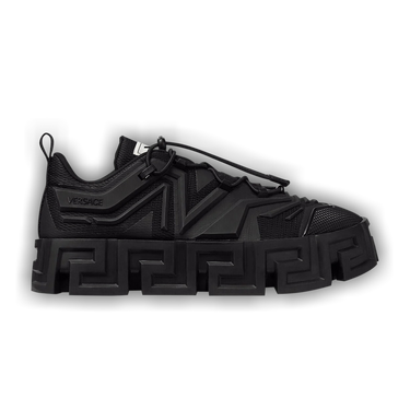 Buy Versace Greca Labyrinth Lace-Up 'Black' - 1002189 1A01687 1B000 | GOAT