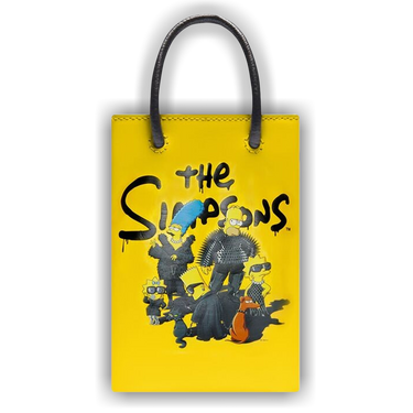 Balenciaga x The Simpsons And 20th Television Mini Shopping Bag ...