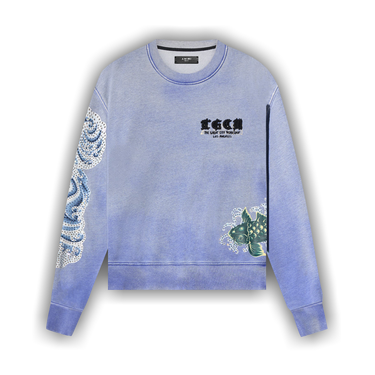 新作AMIRI スイムウエア Buy Amiri T.G.C.W. Crystal Koi Wave Crew 'Blue' - PS22MJG060