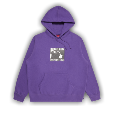 Buy Supreme Dog Eat Dog Hooded Sweatshirt 'Purple' - SS22SW64