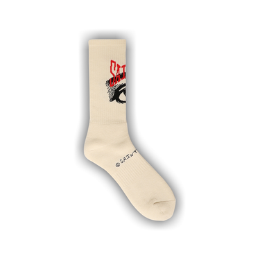 レッグウェア SAINT MICHAEL CP_SOCKS / LMA / ECRU SAINT MICHAEL CP_SOCKS LMA ECRU ソックス レッグウェア
