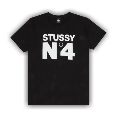 Buy Stussy No. 4 Tee 'Black' - 1903433 BLAC | GOAT