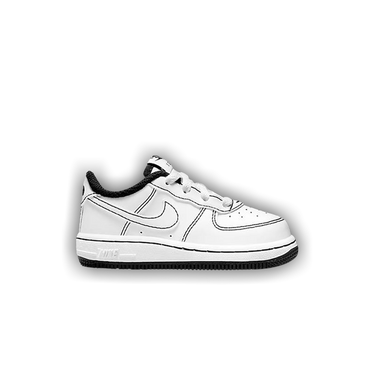 Buy Nike Force 1 TD 'Contrast Stitch - White Black' - DC9671 104