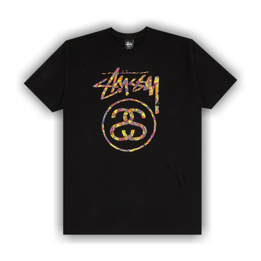 Buy Stussy Glass Link Tee 'Black' - 1903151 BLAC | GOAT
