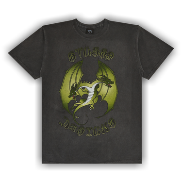 【STUSSY】25ss DOUBLE DRAGON TEE PIGMENT DYED Double Dragon Tee Pigment Dyed – Grape | Tees | Stüssy