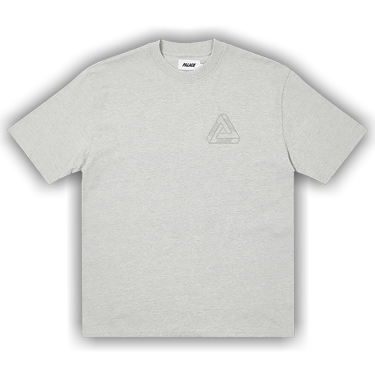 Buy Palace Tri-Ferg Embossed T-Shirt 'Grey Marl' - P22ES173 | GOAT