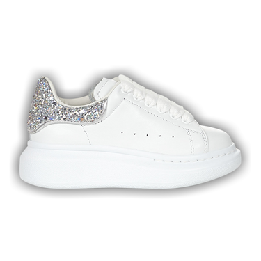 Alexander mcqueen glitter argento best sale