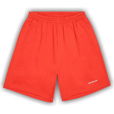 Buy Balenciaga Sweatshorts 'Bright Red/White' - 674591 TMVF5