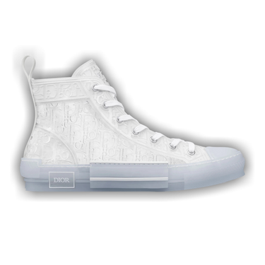 Buy Dior B23 High 'Raised Dior Oblique - Transparent White