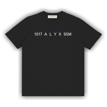 Buy 1017 ALYX 9SM Logo Short-Sleeve Tee 'Black' - AAUTS0319FA01