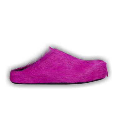 サンダル MARNI SS25 Pink fur slippers (SBMR000600P8006 00W74) Marni Fussbet Sabot calf-hair Slippers | Pink | FARFETCH