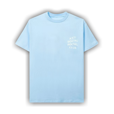 Anti social social club blue shirt outlet