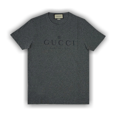 Buy Gucci Logo Cotton T-Shirt 'Grey' - 441685 X3A80 1200 | GOAT