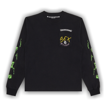 Buy Chrome Hearts x Matty Boy Sex Records Flame Long-Sleeve