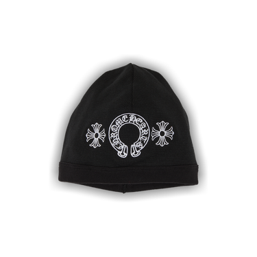 Chrome Hearts Horse Shoe Beanie ブラック Chrome Hearts DSM Embroidered Horseshoe Black Cashmere