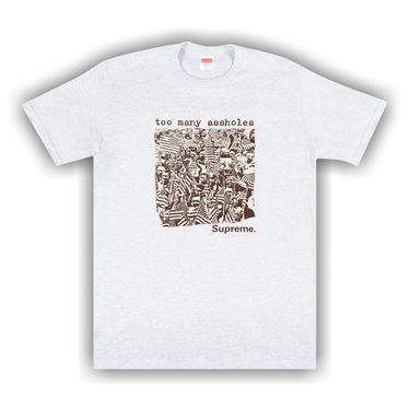 Buy Supreme Too Many Assholes Tee 'Ash Grey' - SS22T14 ASH
