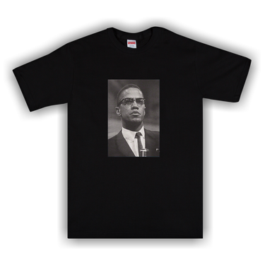 Buy Supreme Malcolm X Tee 'Black' - SS22T68 BLACK | GOAT