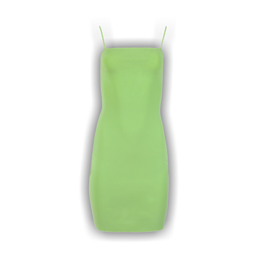 Buy Bottega Veneta Piping Dress 'Acid Green' - 701958 V1VL0