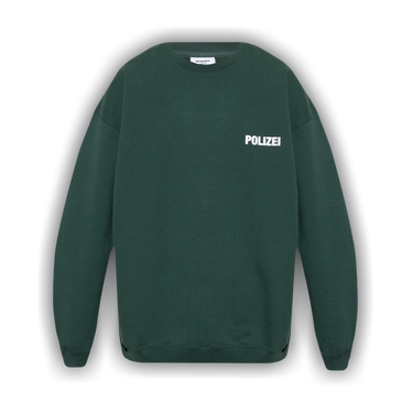 Buy Vetements Polizei Sweatshirt Police Green UA53CN200G 1606