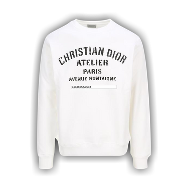 Buy Dior Atelier Sweatshirt 'White' - 043J655A0531 | GOAT