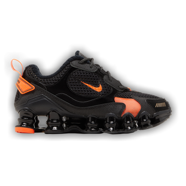 靴 Nike Wmns Shox TL Black and Max Orange Nike Women's Shox TL 