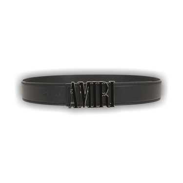 Buy Amiri Nappa Amiri Core 4cm Belt 'Black' - PF22MAL002 001 BLAC