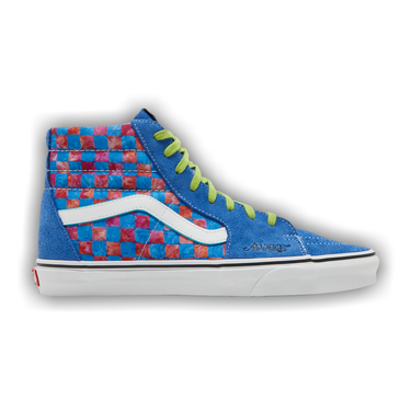 Vans sk8 deals hi pink checkerboard
