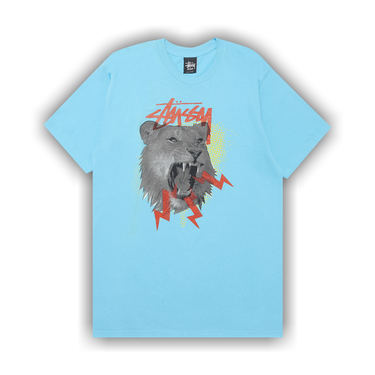 Buy Stussy Pop Lion Tee 'Teal' - 1902704 TEAL | GOAT AU