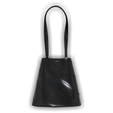 Kiko Kostadinov mini twisted shopper バッグ KIKO KOSTADINOV MINI TWISTED SHOPPER BAG ABYSS BLACK SS22 | DOSHABURI