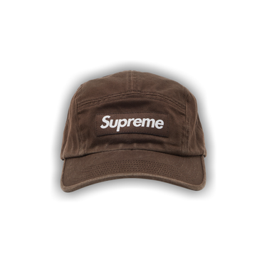 Buy Supreme Washed Chino Twill Camp Cap 'Brown' - FW22H104 BROWN
