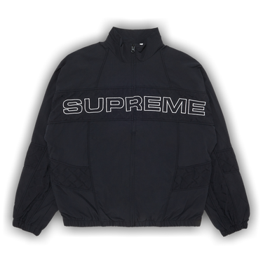 Buy Supreme Jacquard Panel Track Jacket 'Black' - FW22J55 BLACK | GOAT