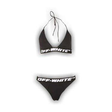 Buy Off-White Logo Band Bikini 'Black
