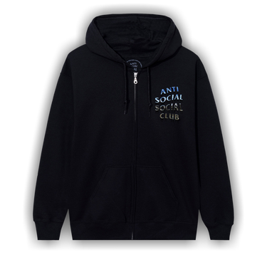★ ANTI SOCIAL SOCIAL CLUB★ rock out hoodie black TI25B050 AntiSocialSocialClub