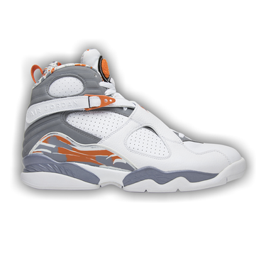 Jordan 8 shop white orange