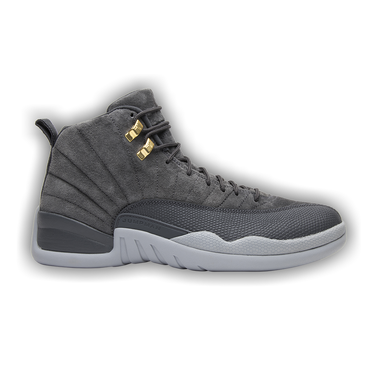 Grey and gold jordan hot sale 12