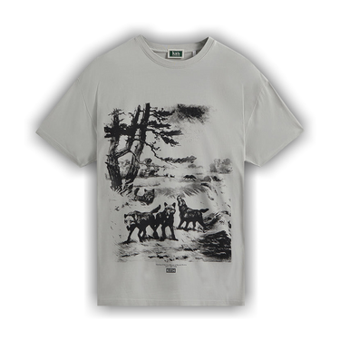 ☆ KITH x AMNH T-Rex vintage tee コラボTシャツ ☆ Buy Kith For AMNH Wolves Vintage Tee 'Concrete' - KHM030704