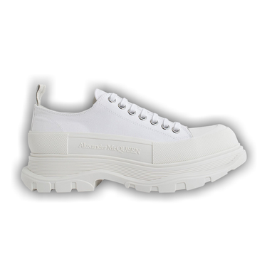 スニーカー ALEXANDER MCQUEEN Men Sneakers 705660W4MV2 9000 WHITE Buy Alexander McQueen Tread Slick Lace Up 'Triple White