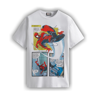 ★入手困難★Marvel Kith Spider-Man New York City Vintage Tee Buy Kith For Spider-Man New York City Vintage Tee 'White