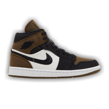 Buy Wmns Air Jordan 1 Mid SE 'Olive Toe' - DV0427 301 | GOAT