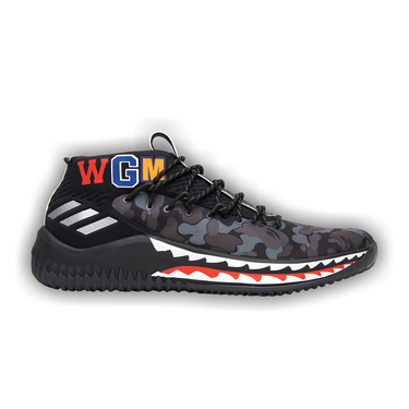 adidas x A Bathing Ape Dame 4 'Black Camo' AP9975