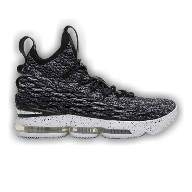 Lebron 15s black and white hot sale