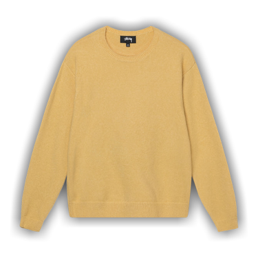 Buy Stussy Gothic Sweater 'Gold' - 117157 GOLD | GOAT