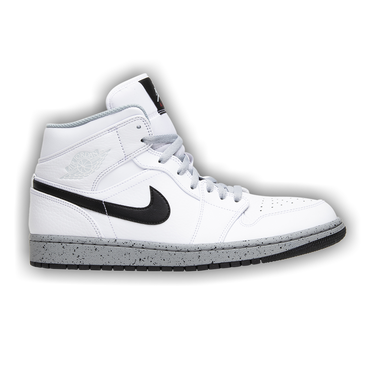 Air jordan 1 mid white cement clearance