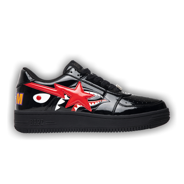 A bathing ape bapesta hot sale shark black