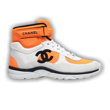 Chanel orange shop high tops