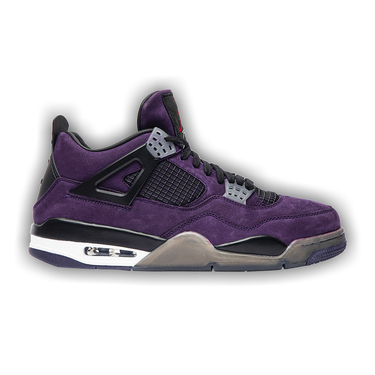 Buy Travis Scott x Air Jordan 4 Retro Purple Suede White Midsole Friends Family AJ4 766302 GOAT CA