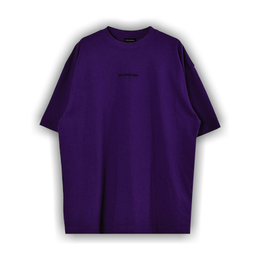 Buy Balenciaga Medium Fit T-Shirt 'Deep Purple/Black
