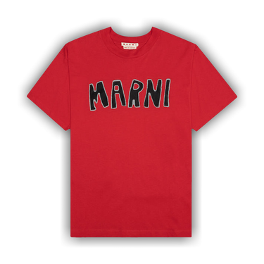 Buy Marni Short-Sleeve T-Shirt 'Red' - HUMU0223P1 CLR66 | GOAT