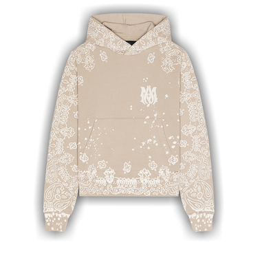 AMIRI♡ ブルー MA Quad ブリーチ フーディ Blue MA Quad Bleached Hoodie by AMIRI on Sale